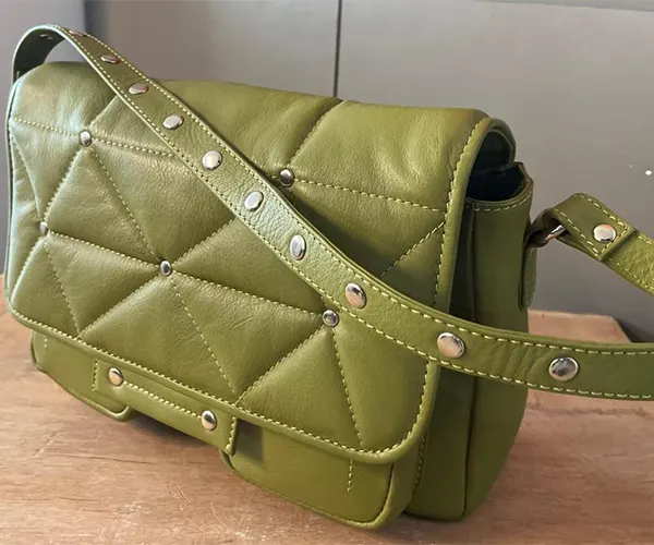 Quilted Leather Sling Bag
