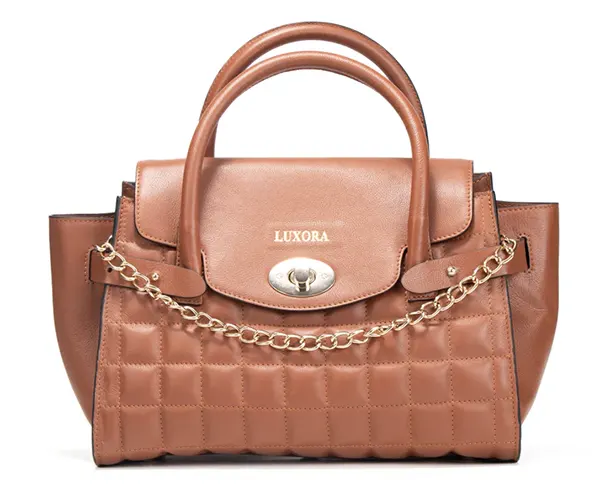 Gilded Mocha Hand Bag